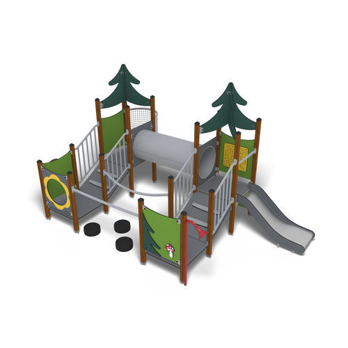 Structure de jeu pour aire de jeux - UNIMINI BERGVIKEN - HAGS Aneby AB - pour crèche / pour espace public / pour collectivité