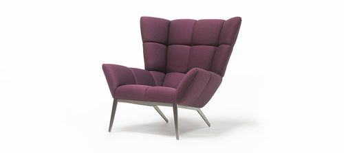 Fauteuil contemporain - TUULLA - VIOSKI - en tissu / à oreilles