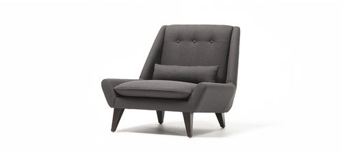 Fauteuil contemporain - PALMS II  - VIOSKI - en tissu / piètement étoile / pivotant