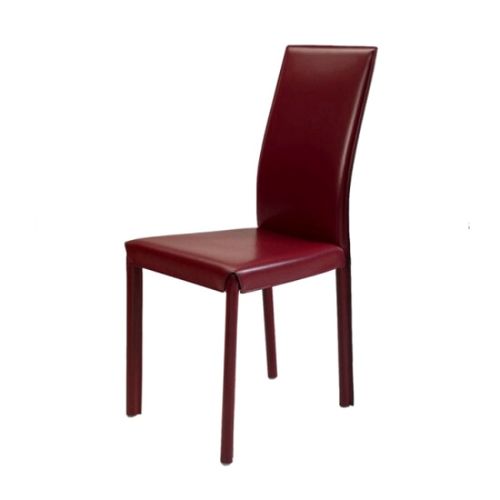 Chaise contemporaine - ARIS - KAP International - d'intérieur / en cuir / tapissée