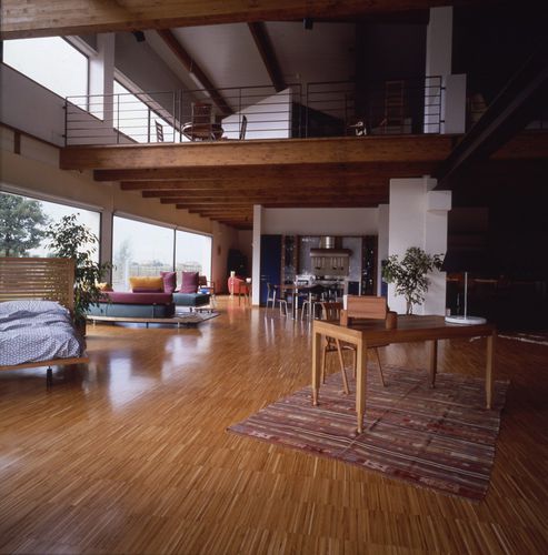 Parquet contrecollé - Emois et Bois - en chêne / huilé / verni