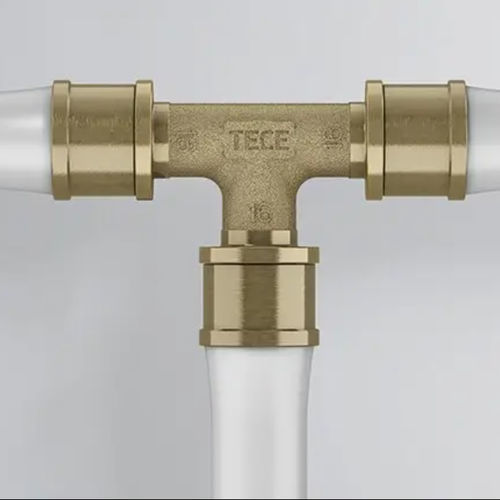 Raccord pour isolation de tuyau - TECEflex - TECE Italia - en métal / en T