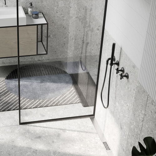 Caniveau de douche en acier inoxydable - TECELINEO - TECE Italia - à entretien réduit / durable / à nettoyage facile