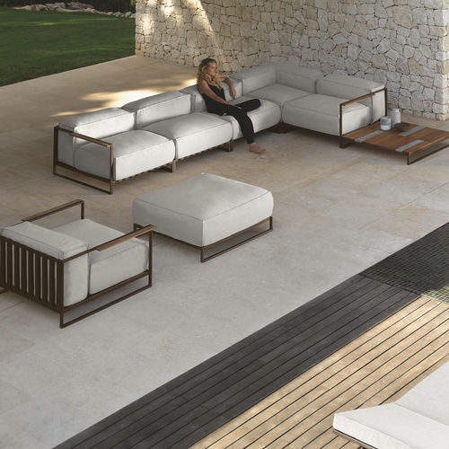 Canapé modulable - CASILDA - TALENTI - d'angle / contemporain / de jardin