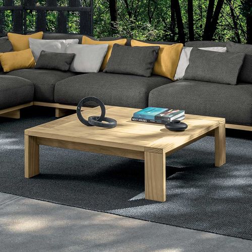 Table basse contemporaine - ARGO - TALENTI - en bois / avec piètement en bois / rectangulaire
