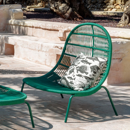 Canapé contemporain - PANAMA - TALENTI - de jardin / en tissu / en corde