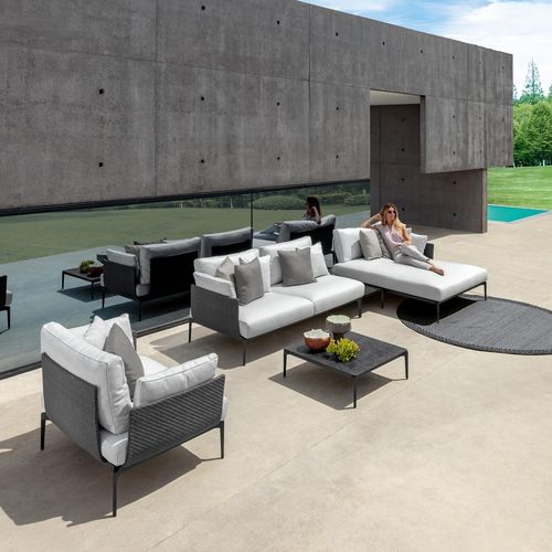 Canapé modulable - LEAF - TALENTI - d'angle / contemporain / de jardin