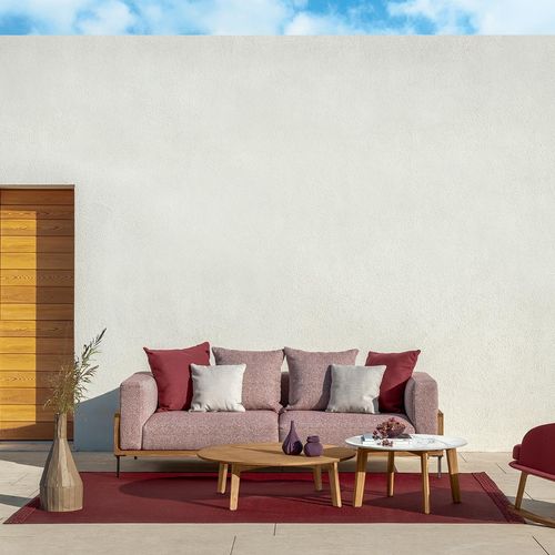 Canapé contemporain - CLEOSOFT - TALENTI - de jardin / en tissu / à coussins