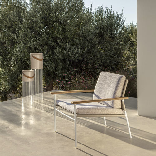 Fauteuil contemporain - ALLURE - TALENTI - en simili cuir / en tissu / en acier