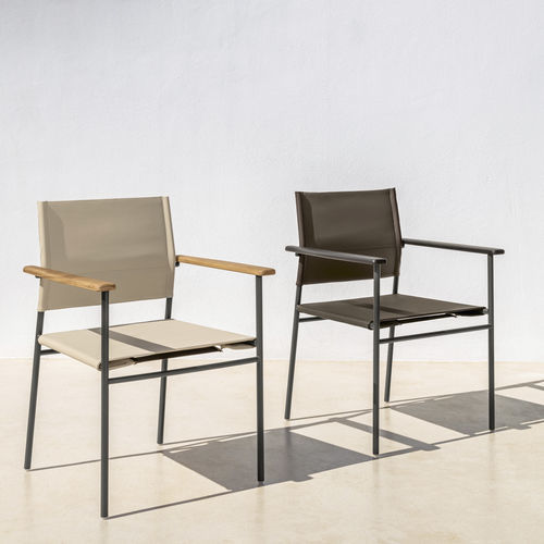 Chaise de salle à manger contemporaine - ALLURE - TALENTI - d'intérieur / d'extérieur / en bois