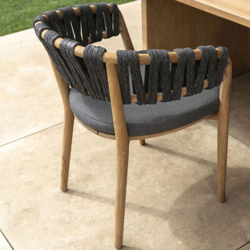 Chaise de salle à manger contemporaine - VENICE - TALENTI - d'intérieur / de jardin / en tissu