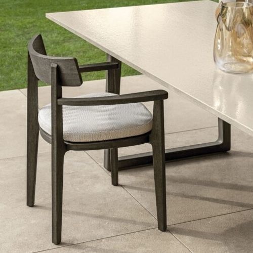 Chaise de salle à manger contemporaine - EVER - TALENTI - d'intérieur / d'extérieur / en tissu