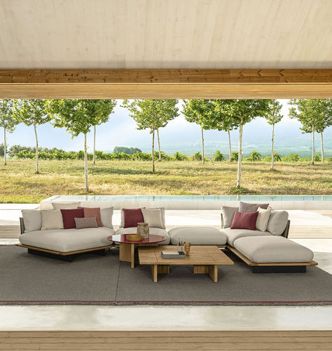 Canapé contemporain - VENICE - TALENTI - de salon / d'extérieur / en tissu