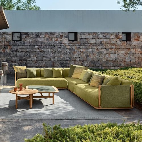 Canapé modulable - JUN - TALENTI - contemporain / d'extérieur / en tissu