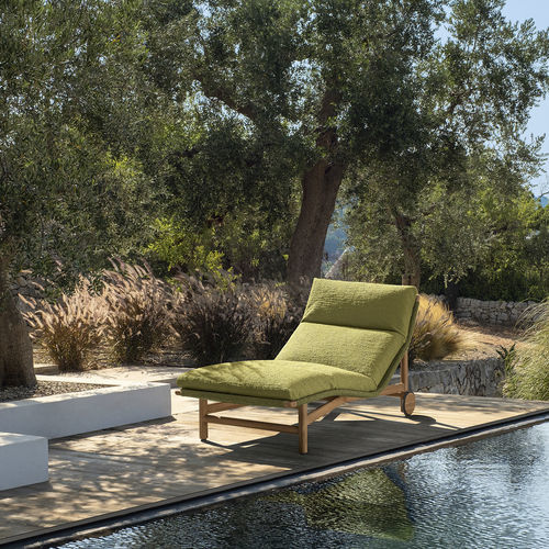 Bain de soleil contemporain - JUN - TALENTI - en tissu / en bois / en bois