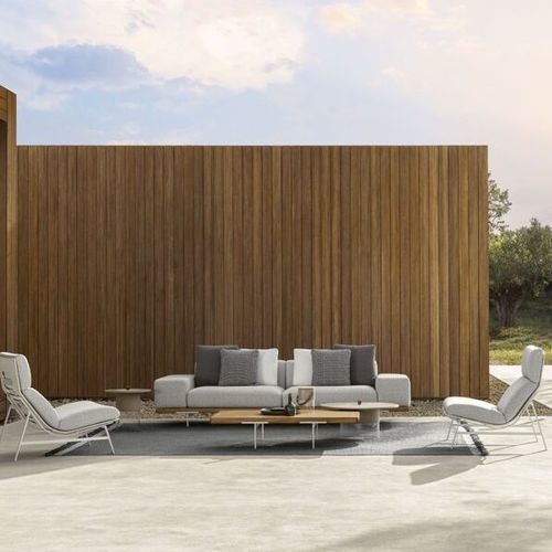 Canapé contemporain - ALLURE - TALENTI - d'extérieur / en tissu / avec revêtement amovible