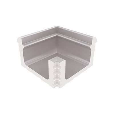 Caniveau pour piscine - KP149.1 - Serapool - gris / d'angle