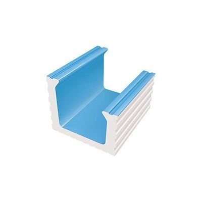 Caniveau pour piscine - K701 - Serapool - bleu / de protection
