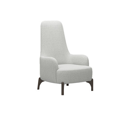 Fauteuil design - CHARLOTTE - Mazzoli Design - en tissu / en cuir / en mousse de polyuréthane