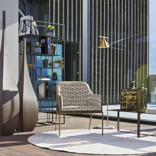 Fauteuil vintage - KOCCA - Mazzoli Design - en tissu / en polyuréthane / en métal