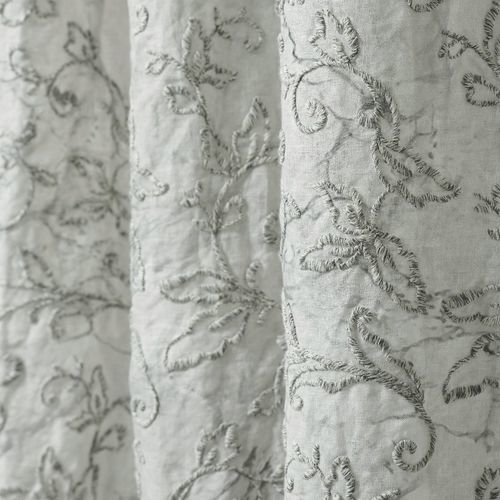 Tissu pour rideaux - DUNE MERVEILLE MARMORINO ALLOVER - MASTRO RAPHAEL - à motif nature / en lin / décoratif