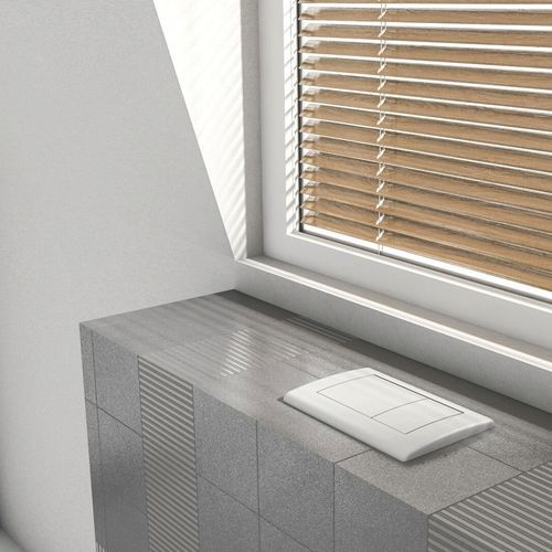Bouton de chasse d'eau double - TECEPLANUS - TECE - pour restaurant / pour sanitaire public / pour hôtel