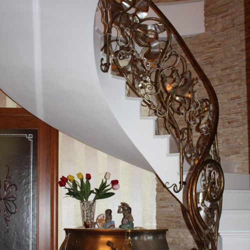 Garde-corps en fer forgé - MEDA - Maximusarredi - à barreaux / d'intérieur / pour escalier