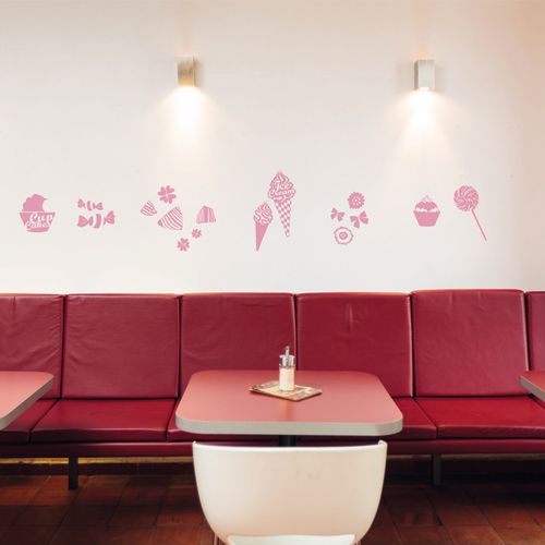 Sticker mural - GELATO  - AQUILIA - DECLIK