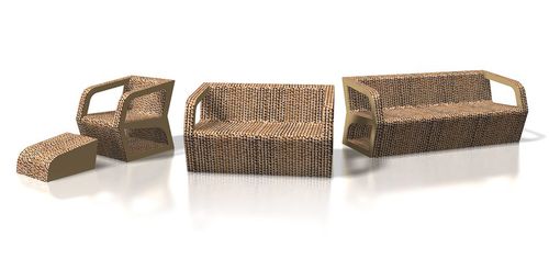 Fauteuil contemporain - SPARK - drydesign - en carton