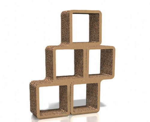 Étagère modulable - Q2-Q3 - drydesign - contemporaine / en carton / professionnelle