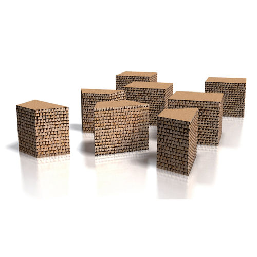 Table basse contemporaine - ECO - drydesign - en carton / rectangulaire / résidentielle