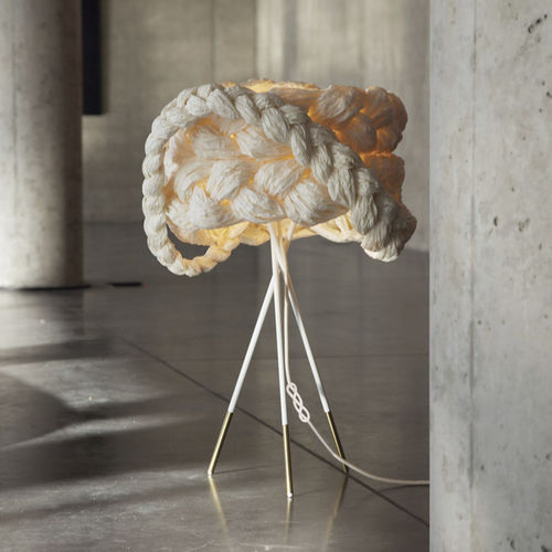 Lampe de table - THE BRIDE - Mammalampa - en acier peint / en papier / design original