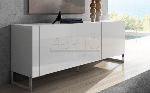 Buffet contemporain - NAGARE : A04D - A. Brito - en bois laqué / blanc
