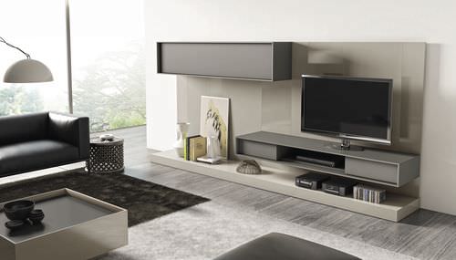 Meuble multimédia contemporain - NEXT : 217 - A. Brito - modulable / en bois laqué