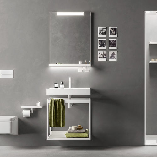 Meuble vasque à poser - CLAIRE SOFT - Inda - bois / stratifié / contemporain