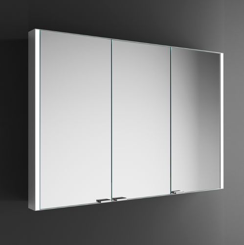 Miroir de salle de bain mural - DUE - Inda - contemporain / rectangulaire / en acier inoxydable
