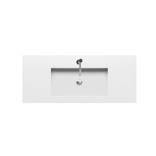 Vasque intégrée - DONATELLO FREE - Inda - en marbre / avec plan intégré / rectangulaire