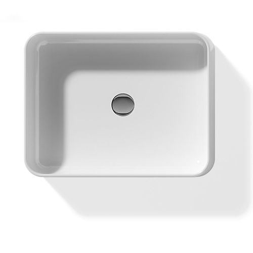 Vasque à poser - CAPRI 50 - Inda - en céramique / rectangulaire / sans trou
