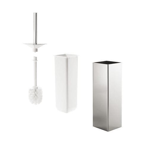 Porte brosse de toilettes en laiton - AV114A - Inda - en plastique / en chrome / au sol