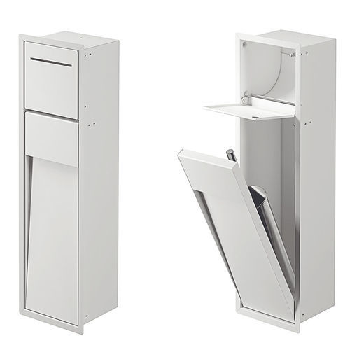 Porte brosse de toilettes en inox - A8085A - Inda - encastrable / mural / pour salle de bain