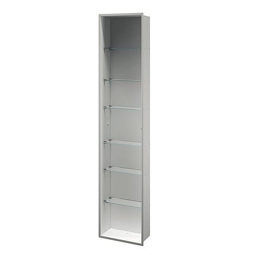 Meuble de salle de bain contemporain - A8035C - Inda - résidentiel / en inox / en verre