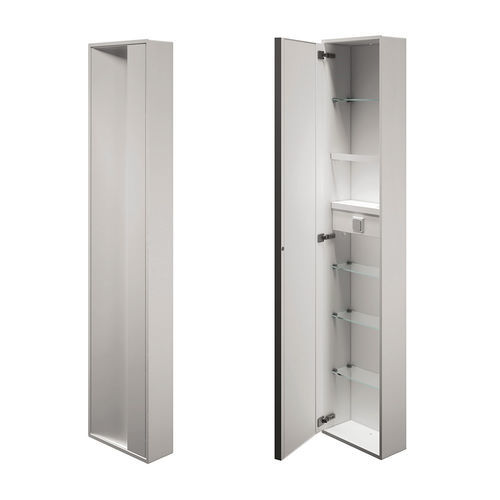 Meuble de salle de bain contemporain - A8037B - Inda - résidentiel / en inox / en verre