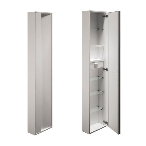 Meuble de salle de bain contemporain - A8038B - Inda - résidentiel / en inox / en verre