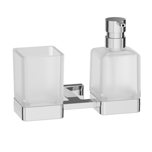Distributeur de savon professionnel - A1810D - Inda - mural / en verre / en laiton