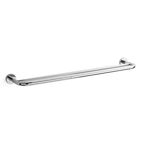 Porte-serviettes 2 barres - A2491C - Inda - mural / en inox / noir