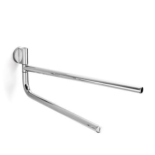 Porte-serviettes 2 barres - A2415B - Inda - mural / en inox / noir
