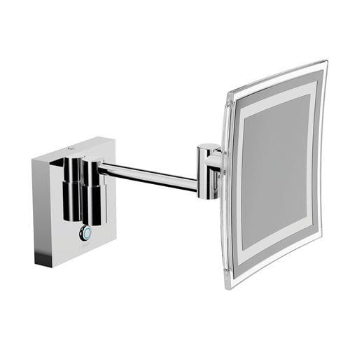 Miroir de salle de bain mural - AV258C - Inda - contemporain / carré / en aluminium