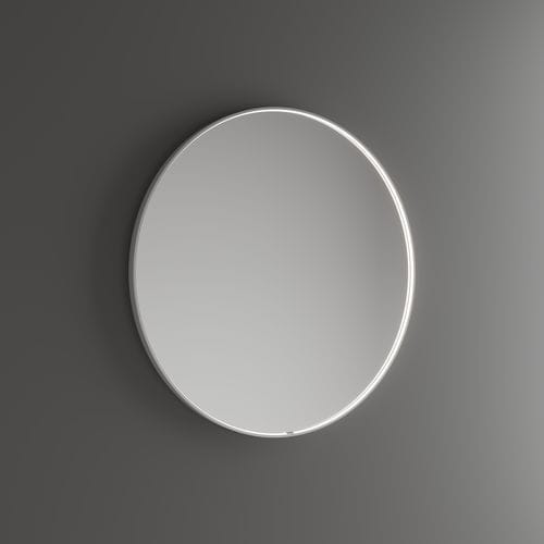 Miroir de salle de bain mural - RAGUSA / RAGUSA+ - Inda - contemporain / rond / en aluminium