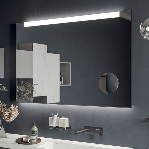 Miroir de salle de bain mural - ORSERA+ - Inda - contemporain / rectangulaire / en aluminium