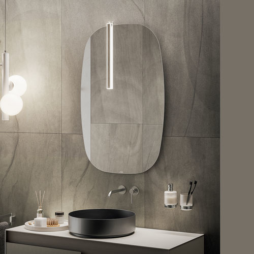 Miroir de salle de bain mural - FUSINE - Inda - contemporain / vertical